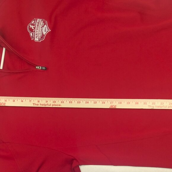 Alabama Crimson Tide 2011 National Champions Cutter Buck DryTec Pullover XL Mens - Picture 9 of 13